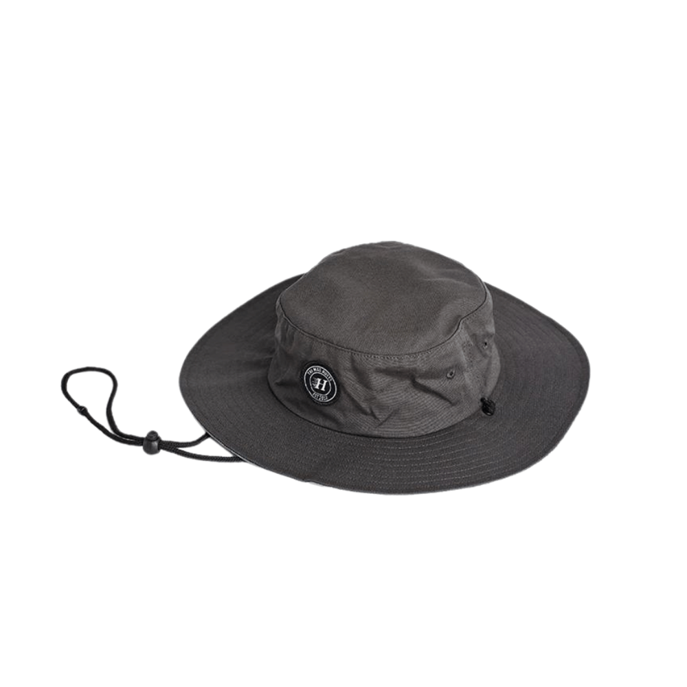 Fish City Hamilton – The Mad Hueys Hooked Wide Brim Hat Charcoal S/M -  Clearance