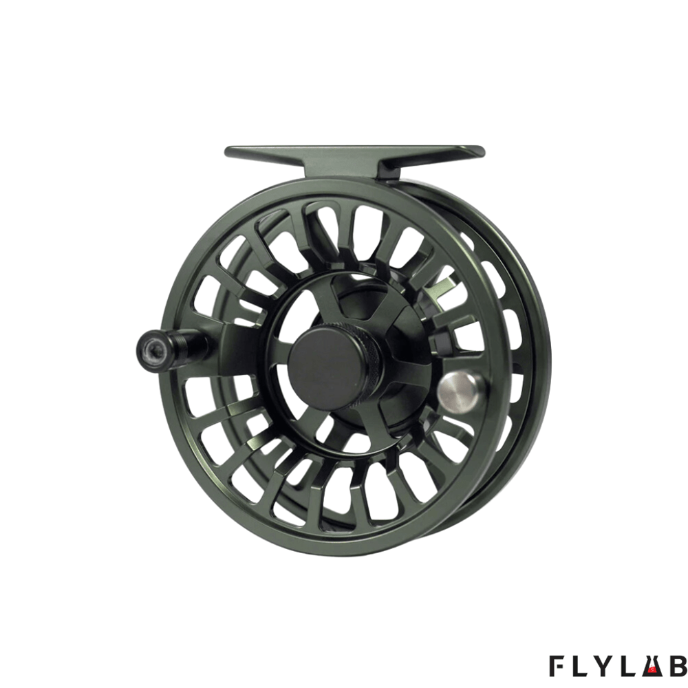 FlyLab Glide II Fly Reel - Fish City Hamilton - 5/6 - Olive - 