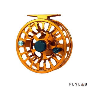 FlyLab Glide II Fly Reel - Fish City Hamilton - 7/8 - Orange - 