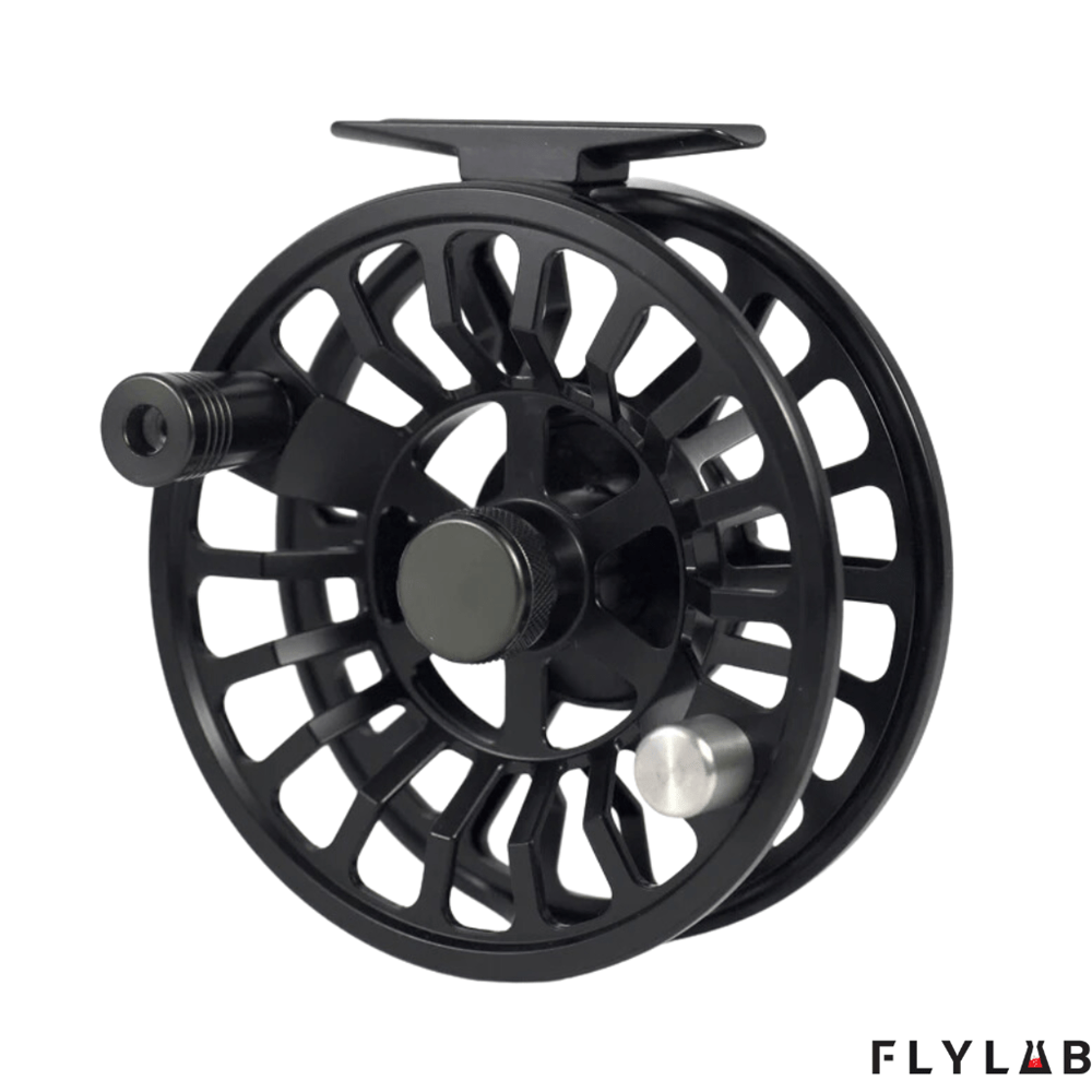 FlyLab Glide II Fly Reel - Fish City Hamilton - 9/10 - Black - 