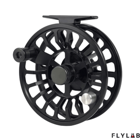 FlyLab Glide II Fly Reel - Fish City Hamilton - 9/10 - Black - 