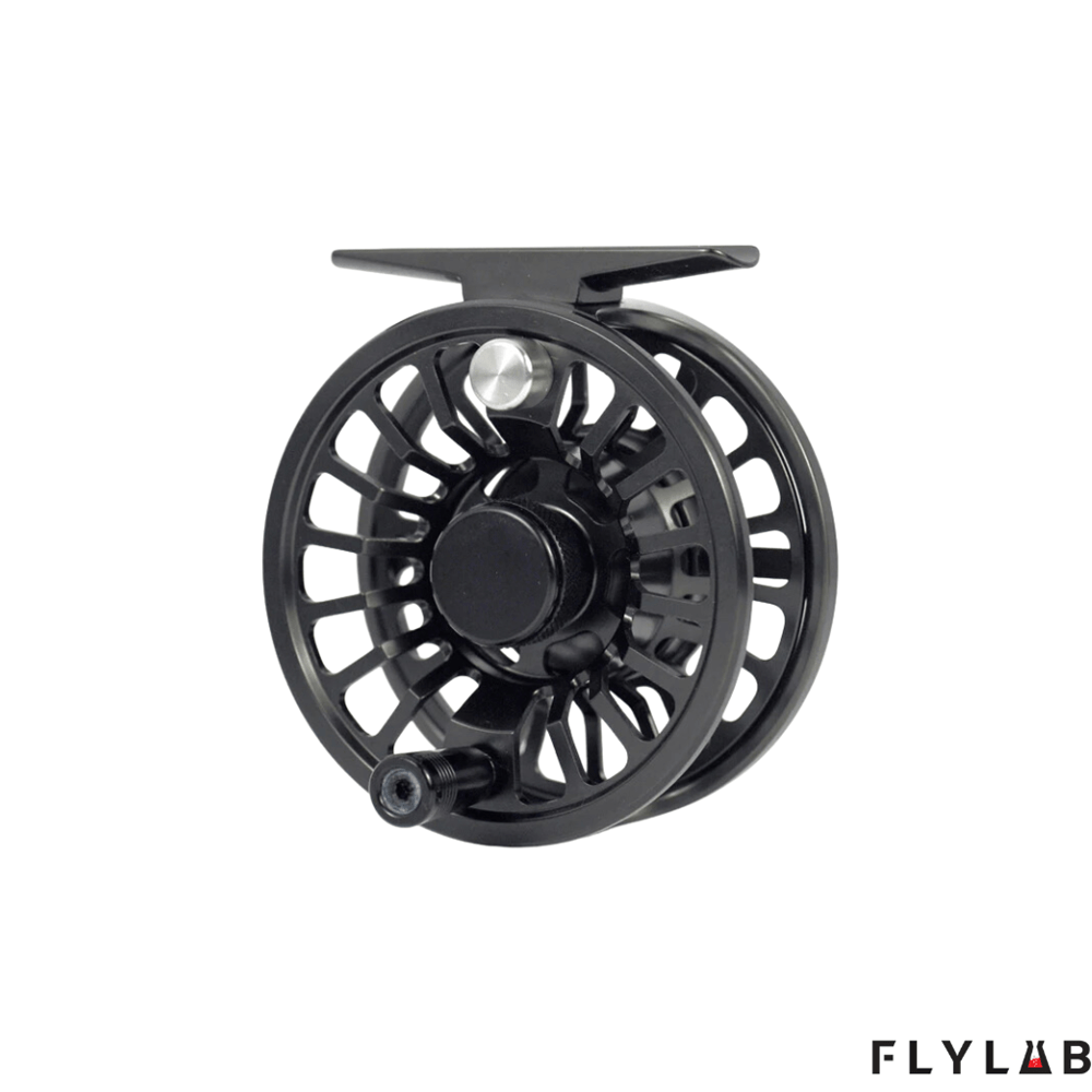 FlyLab Glide II Fly Reel - Fish City Hamilton - 3/4 - Gunsmoke - 