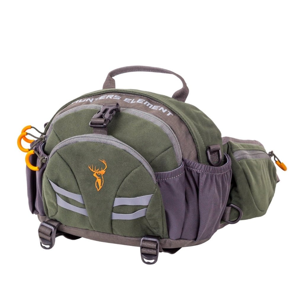 Hunters Element Divide Belt Bag - Fish City Hamilton - Forest Green - 