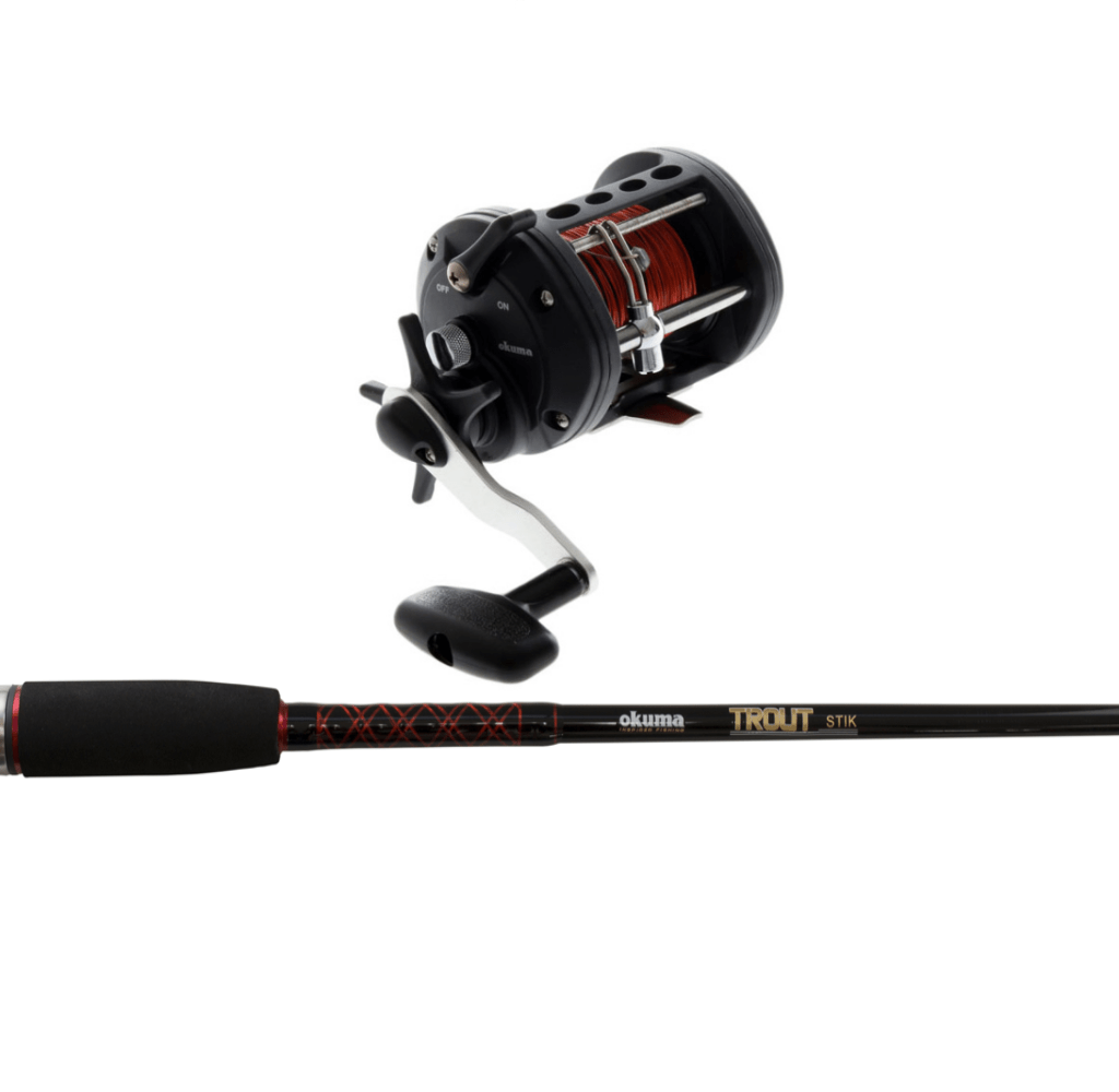 Okuma Classic CLX450L & Trout Stik TST561M & Lead Line Combo - Fish City Hamilton - -