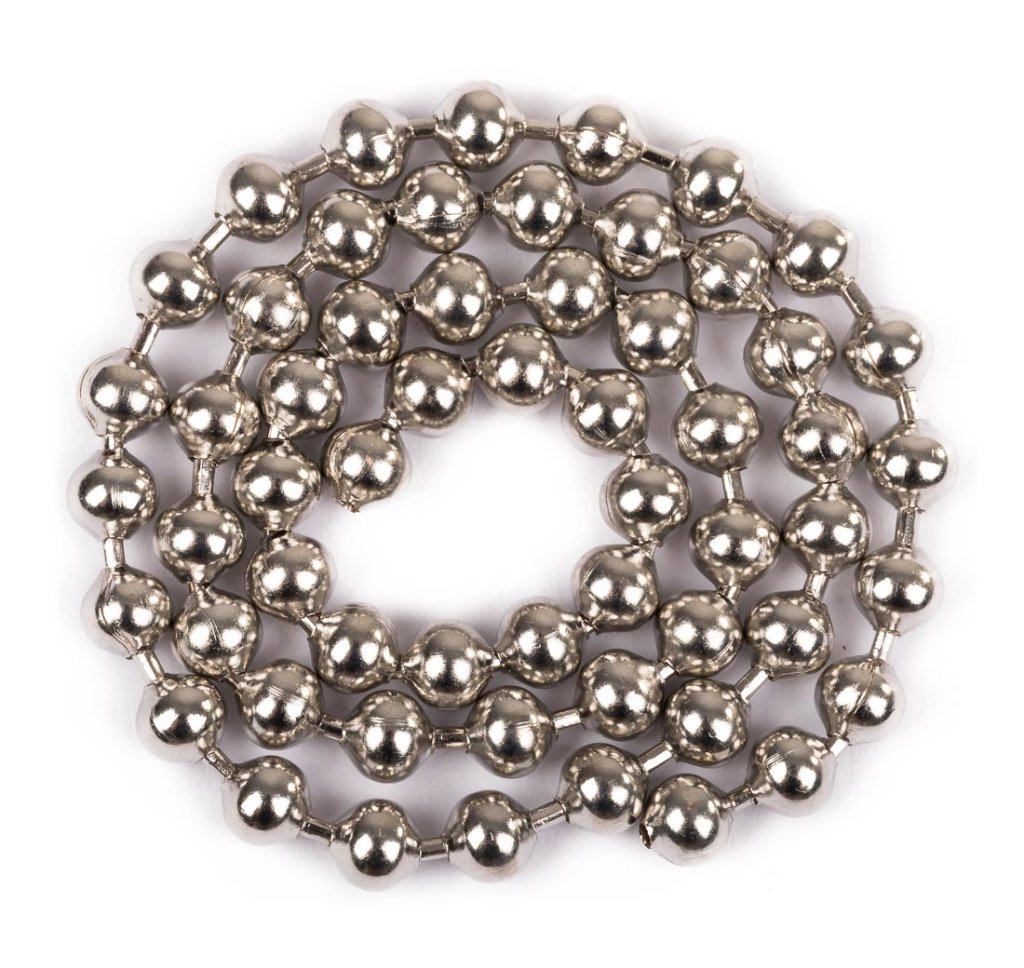 Bead Chain Eyes - XL - Fish City Hamilton - Silver -