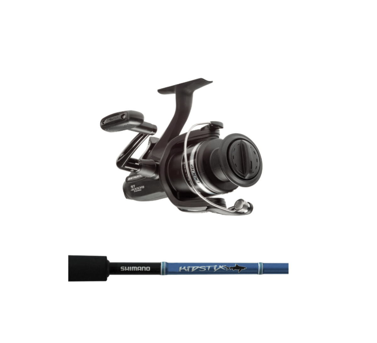 Shimano Baitrunner ST4000 & Kidstix Blue 5'5" 4-6kg Kids Combo - Fish City Hamilton - -